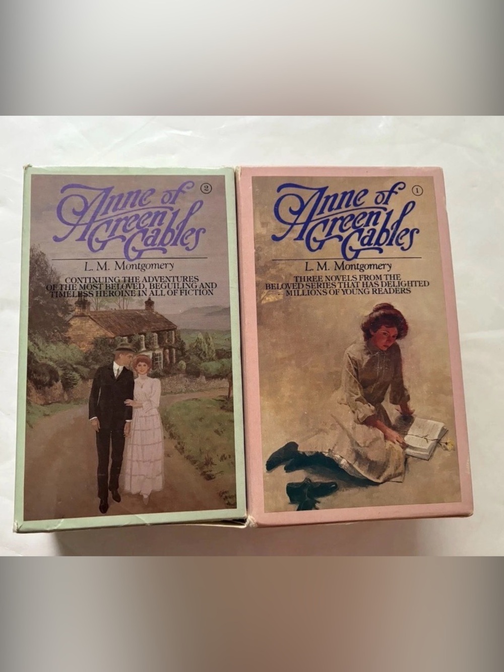Vintage Anne of Green Gables Paper Back Boxed Book Lot 1-6 by L. M. Montgomery
